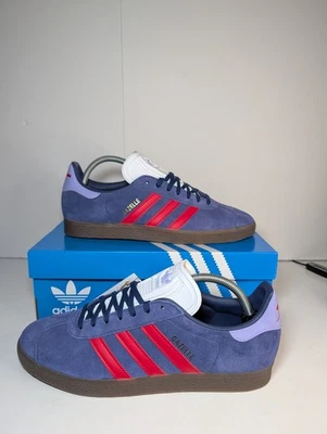 Adidas Arsenal Gazelle Rekive BNIB IH2630 Night Sky / Better Scarlet size UK 9 - Image 1 of 4