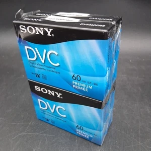 Sony DVC MiniDV 60 Min Camcorder Video Cassette Tape New Sealed - Picture 1 of 3