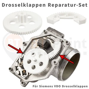 Drosselklappen Reparatur Set für AUDI VW Skoda Diesel und Benziner Steuerklappe - Picture 1 of 9