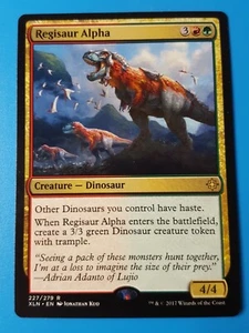 1x REGISAUR ALPHA + TOKEN - Dinosaur - Ixalan - MTG - NM - Magic the Gathering - Picture 1 of 1