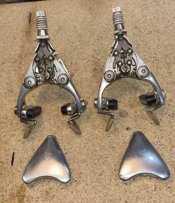 Campagnolo CROCE D'AUNE Delta Brake Calipers 5 Pivots C-Record Vintage Used - Image 1 of 4