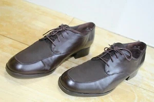 New Munro Men's Oxford Shoes Brown Leather Made in USA. US Size 12 M - Picture 1 of 11