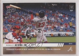 2019 Topps Now /882 Ronald Acuna Jr #833