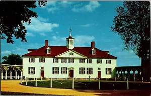 Postal de Mount Vernon Casa del Presidente George Washington Sin Publicar Virginia De Colección - Imagen 1 de 5