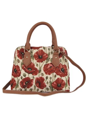 Signare Tapestry Poppy Convertible Bag Top-Handle Bag for Ladies - Image 1 of 4