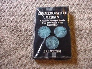 Commemorative Medals by J.R.S. Whiting (1972 Hardback) / Free Shipping! - Imagen 1 de 7