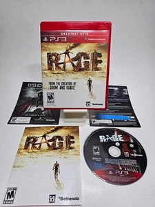 Rage-Playstation 3-PS3-TESTATO-PULITO-Completo di manuale - Foto 1 di 13