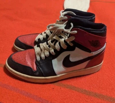 Nike Air Jordan 1 2008 retro correa alta Bred Banned talla 9 usadas 342132-061 Foto 1 de 4