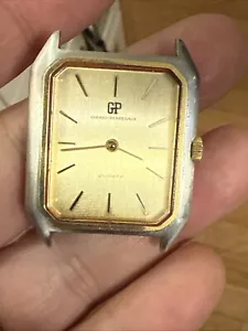 Raro grande orologio uomo Girard Perregaux 4015 RM acciaio inox serbatoio ottagonale - Foto 1 di 10