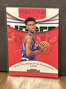 SHAI GILGEOUS-ALEXANDER RC ROOKIE OF THE YEAR 2018-19 PANINI CONTENDERS OKC