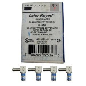 FLAG6 MD6M-2 Motor Leitung Trenner #2 Stecker 6 AWG blau Menge 4 Gesamt Stück - Bild 1 von 9