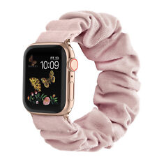 Women Scrunchies Fabric Bracelet Watch Band for Apple Watch Series SE 8 7 6 5 4