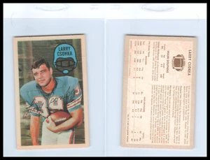 1970 Kellogg's 3-D Super Stars - Larry Csonka #41 - Oberflächenfalte rechte Seite - Bild 1 von 1