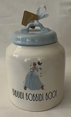 Bote con tapa RAE DUNN Disney Cenicienta - BIBBIDI BOBBIDI BOO! Foto 1 de 4