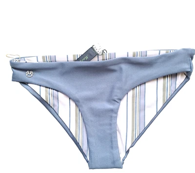 Pantalones de bikini Maaji clásicos talla XS gris/blanco Foto 1 de 3