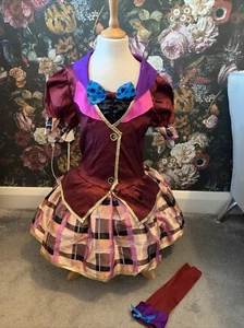 girls fancy dress age 9-10 Years Disney Mad Hatter Alice In Wonderland - Picture 1 of 8