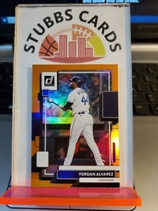 2022 Donruss Orange Foil Yordan Alvarez Houston Astros #140