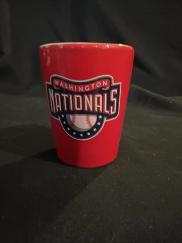 MLB Washington Nationals Ceramic Shot Glass Red Cover
