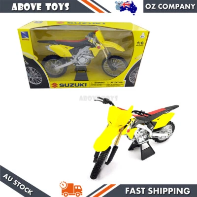 Big size SUZUKI RM-Z 450 2014 scale 1:6 model dirt bike diecast hobby collection - Image 1 of 4