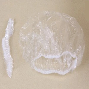 100pcs/set Disposable Shower Cap Hair Bathing Cap Elastic Caps Hats for Shower - Picture 1 of 2