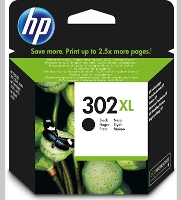 CARTUCCIA ORIGINALE HP 302XL Nero ALTA CAPACITÀ. Nuova  - Image 1 of 4