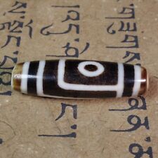 5A+ Ancient Tibetan DZI Beads Old Agate 2 Eye Totem Amulet Pendant GZI #2955