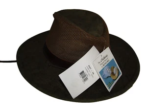 New Henschel Men's Polycotton Packable Mesh Breezer Safari Hat XL WITH TAGS NEW - Picture 1 of 10