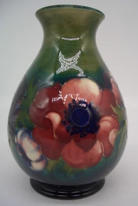 Jarrón de anémona Early Moorcroft de Walter Moorcroft ref 1175 - Imagen 1 de 11