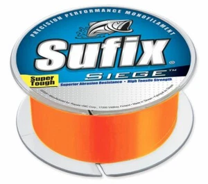 Sufix Siege Fishing Line - Neon Tangerine - 8 lb Test - 330 yards - 662-108NT - Picture 1 of 1