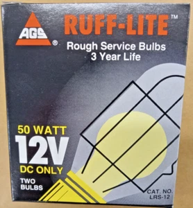 12V DC 50W ROUGH SERVICE LIGHT BULB (2PK) - Picture 1 of 2
