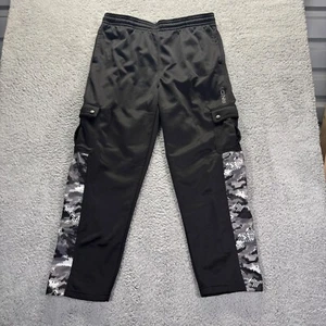 And1 Track Pants Mens XL Black Wide Leg Fleece Cotton Spandex Fit - Picture 1 of 10