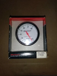 Stewart Warner 114105 3-3/8" Maximum Performance Tachometer 8K RPM - Picture 1 of 3