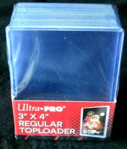 25 Ultra Pro Regular Top Loaders 3x4 Size for Regular Trading Cards - Picture 1 of 1