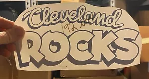 Cleveland Rocks Camiseta Transferencia - Tu Elección Rojo Blanco o Azul - Imagen 1 de 4