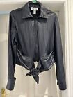 JOSEPH RIBKOFF FAB LEATHER LOOK ZIPPED QUIRKY JACKET WITH FEATURES SIZE 16 NWOT