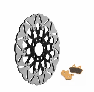 Floating 11.5" Rear Brake Rotor Pads For Harley Touring FLHX Street Glide 06 07 - Picture 1 of 8
