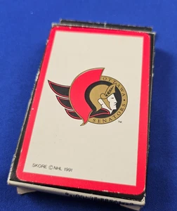 NHL OTTAWA SENATORS LOGO Complete Deck of Playing Cards Taiwan by Score 1991 - Picture 1 of 6