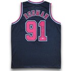 Dennis Rodman signiertes Chicago Trikot Inscription Autogramm Beckett BAS COA