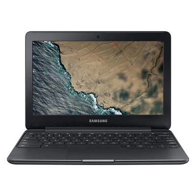Samsung Chromebook 3, 11.6" Intel Celeron N3060 4GB RAM 16GB eMMC XE500C13-K04US - Image 1 of 4