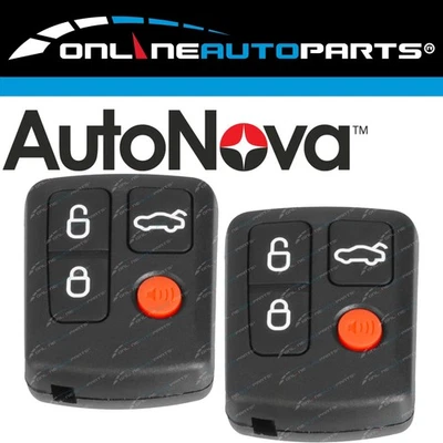 2 x 4 Button Remote Keys for Ford BA BF Falcon Central Locking Door + Boot - Image 1 of 3