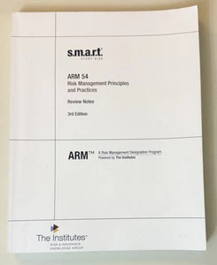 ARM 54 Course Guide - Risk Management Principles and Practices - 3rd Edition - Picture 1 of 1