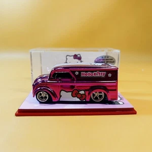 Hot Wheels DAIRY DELIVERY Pink CHROME HELLO KITTY (WANGSTAR CUSTOM) REAL RIDERS - Picture 1 of 15