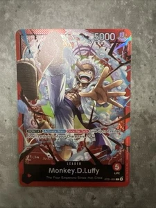 ONE PIECE Card Game ST21-001 Monkey D. Luffy L - STARTER DECK EX GEAR 5 Eng - Bild 1 von 2