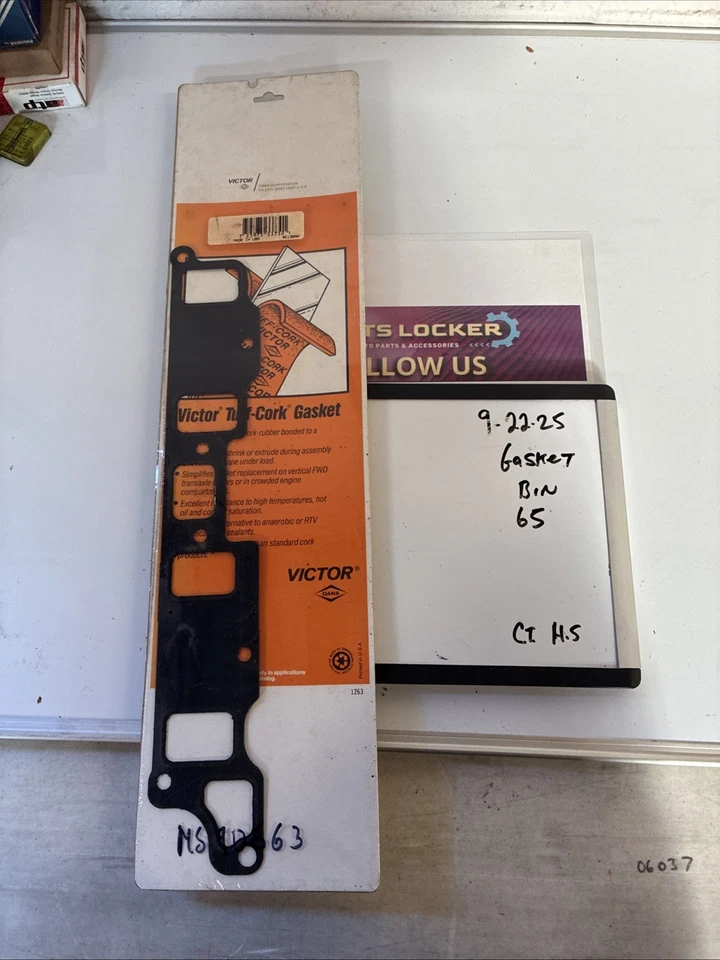 Junta colector admisión motor Victor Reinz MS15304, genuina, nuevo stock antiguo Foto 1 de 4