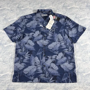 Dallas Cowboys Tommy Bahama Island Zone Button Up Shirt Mens Large Blue Tropical - Picture 1 of 11