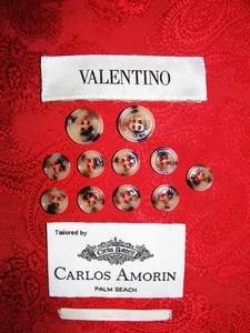 VALENTINO SIGNATURE PALM BEACH STYLE SPORTS COAT FULL BUTTON REPLACEMENT SET - Picture 1 of 16