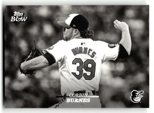 2024 Topps Black & White Corbin Burnes #43 Baltimore Orioles - Picture 1 of 2