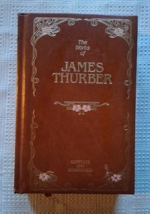 The Works Of James Thurber Complete Unabridged Leather HC Bookmark  Longmeadow  - Picture 1 of 12
