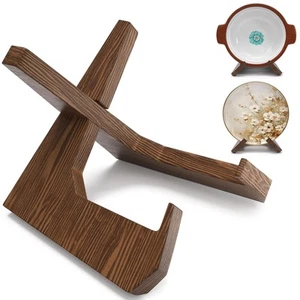 Large Bowl Stands for Display 12 Inch Heavy Duty,Wooden Bowl Display Stand De... - Picture 1 of 9