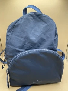 KATE SPADE Blue Nylon Backpack Medium NWOT - Picture 1 of 12